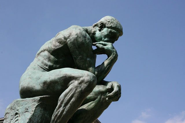 The Thinker Think About Your Financial Plan